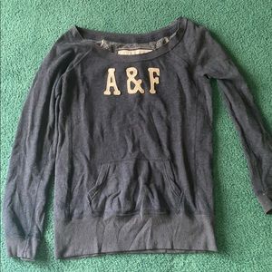 Blue Pullover A&F sweatshirt